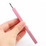 Retractable Square Lip Brush Synthetic Fiber Bristles Lipstick Gloss Makeup Brush Portable Cosmetic Tool - Image 2