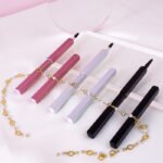 Retractable Square Lip Brush Synthetic Fiber Bristles Lipstick Gloss Makeup Brush Portable Cosmetic Tool