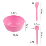 Beauty Salon Facial Mask Bowl Set with Spoon & Spatula, Face Mask Mixing Tool - Image 4