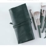 14PCS Green Makeup Brush Set Soft Bristles Wooden Handle Professional Cosmetic Brushes Full Kit - Image 4