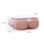 Finger Puff Thumb Cushion Concealer Fingertip Mini Slipper Shape Setting Powder Puff, 12pcs Mini Makeup Finger Puffs with Box - Image 4